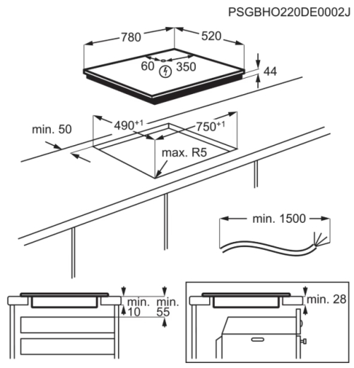 Індукційна варильна поверхня Electrolux EIV87671 - 4