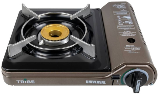 Плита газовая одноконфорочная Tribe Universal, grey (T-HD-0003-grey) - 1