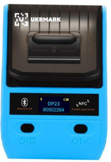 Принтер этикеток/чеков Ukrmark AT 10EW USB, Bluetooth, NFC, blue (900319) - 1