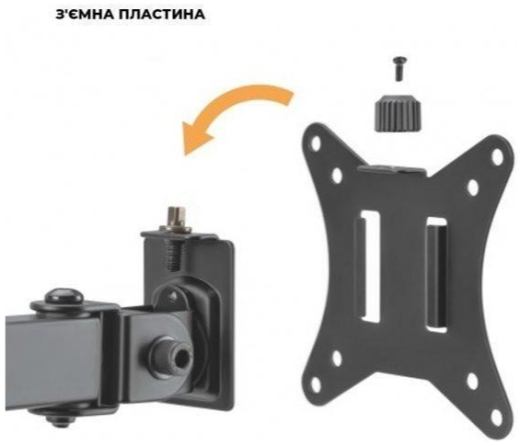 Настольная стойка Brateck LDT66-C024 Black - 2