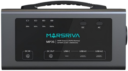 Зарядна станція Marsriva MP3S 327.6Wh 300W - 1