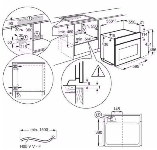 Духовка електрична Electrolux LVL8E09Z - 2