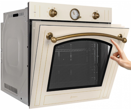 Духовка електрична Perfelli RETRO 6A8N BEIGE - 3