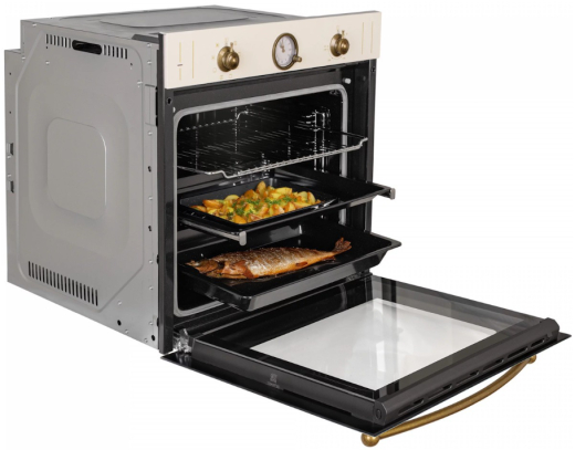 Духовка електрична Perfelli RETRO 6A8N BEIGE - 5