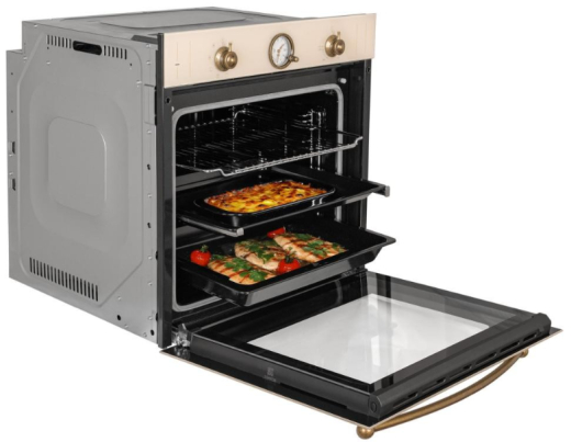 Духовка электрическая Perfelli VINTAGE 6A8N BEIGE - 7