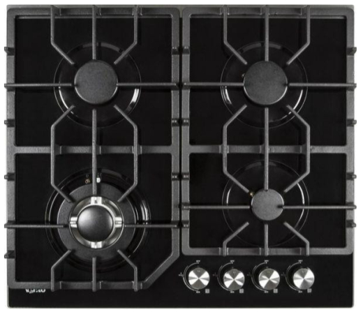 Газовая варочная поверхность Ventolux HG430 L7G CEST (BK) - 1