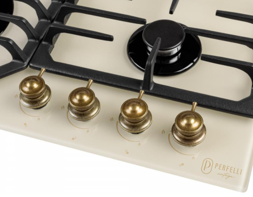 Газова варильна поверхня Perfelli VINTAGE GW69C BEIGE - 5