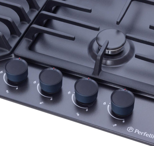 Газова варильна поверхня Perfelli DIAMOND M69C NERO - 4