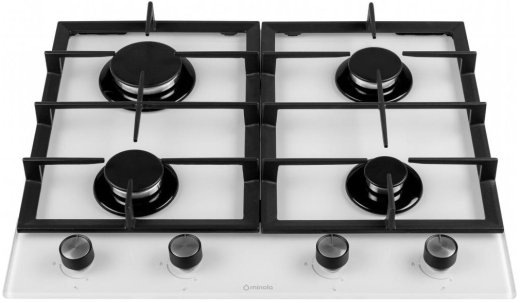 Газовая варочная поверхность Minola MGG 614204 WH - 2