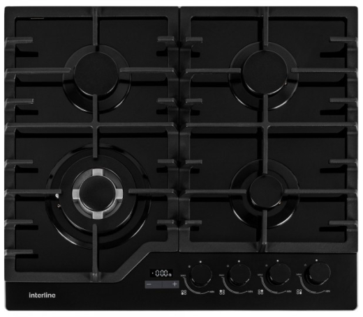 Газовая варочная поверхность Interline HGG 965 MGT BA - 1