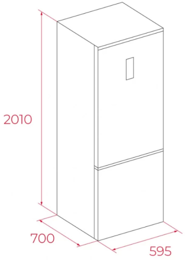 Холодильник з морозильною камерою Teka RBF 88670 GBK (113400042) - 5