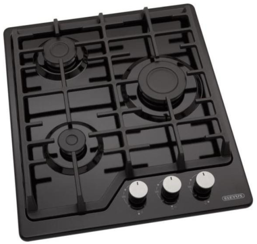 Газовая варочная поверхность Eleyus MAGENTA 45 BL CF - 3