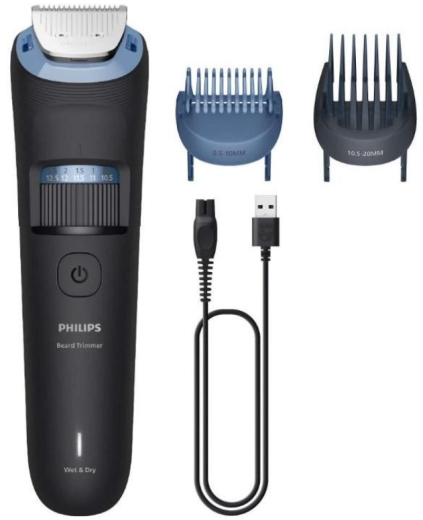Тример для бороди та вусів Philips Series 3000 BT3665/15 - 1