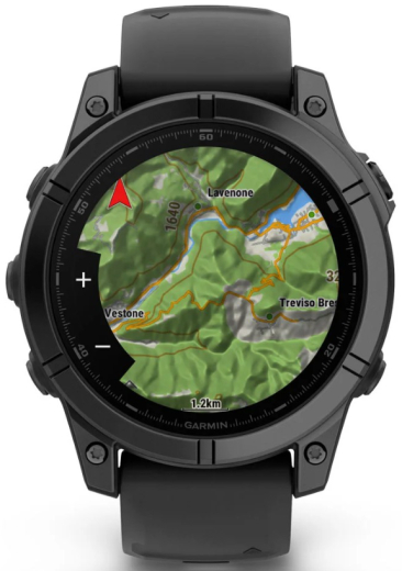 Смарт-часы Garmin Fenix E 47mm AMOLED Slate Gray Steel with Black Silicone Band (010-03025-01) - 3