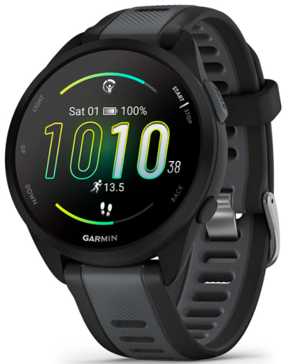Смарт-годинник Garmin Forerunner 165 Black/Slate Gray (010-02863-20) - 2