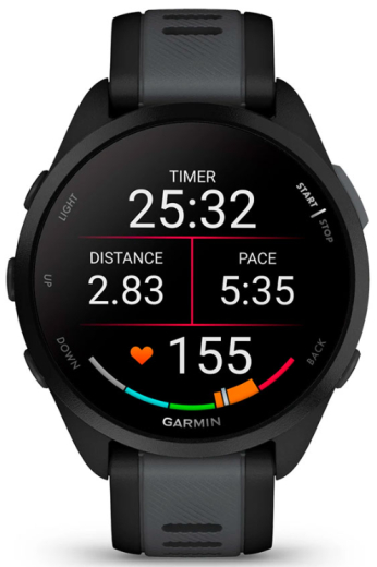 Смарт-годинник Garmin Forerunner 165 Black/Slate Gray (010-02863-20) - 3