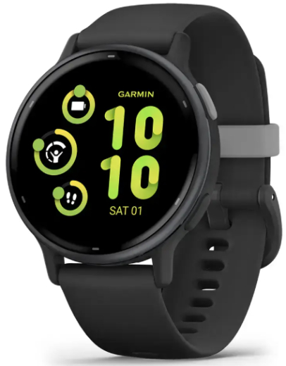 Смарт-часы Garmin Vivoactive 5 Slate Aluminum Bezel with Black Case and Silicone Band (010-02862-10) - 1