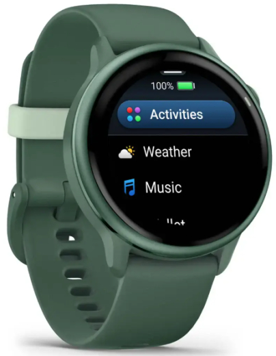 Смарт-часы Garmin Vivoactive 6 Metallic Jasper Green with Jasper Green Band (010-02985-02) - 2
