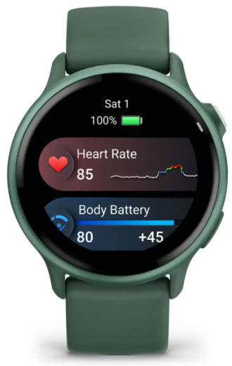 Смарт-часы Garmin Vivoactive 6 Metallic Jasper Green with Jasper Green Band (010-02985-02) - 3