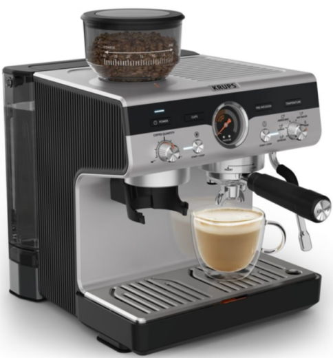 Кавоварка рожкова Krups Precision+ XP804T10 - 1