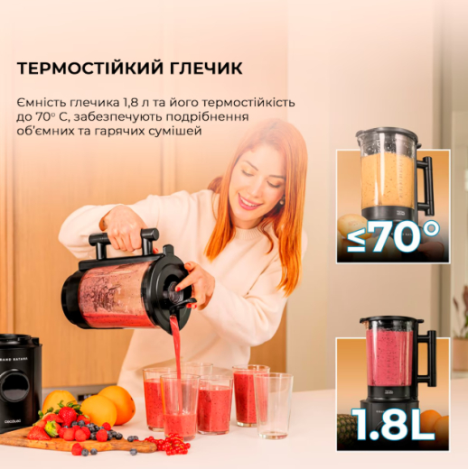 Блендер стационарный CECOTEC Grand Katana 2700MAX Total Destroy Screen B (CCTC-03986) - 5