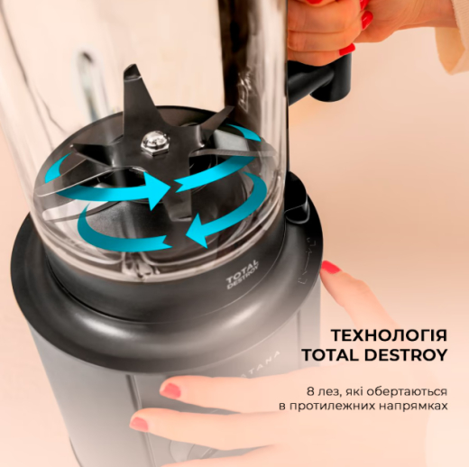 Блендер стационарный CECOTEC Grand Katana 2700MAX Total Destroy Screen B (CCTC-03986) - 6