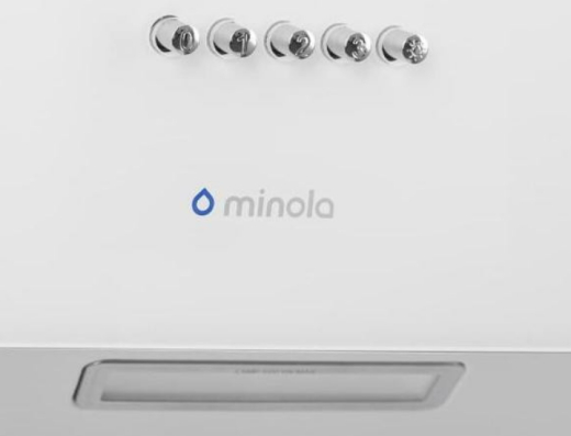 Вытяжка наклонная Minola HDN 5224 WH 700 LED - 4