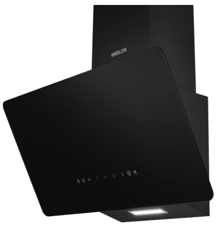 Витяжка похила Weilor AURA WDS 53 BLACK - 4