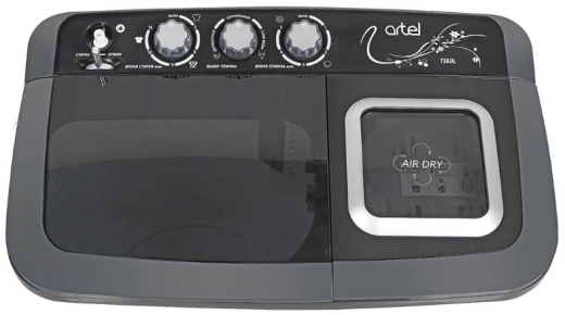 Пральна машина напівавтомат Artel ART TE60 L Grey - 2