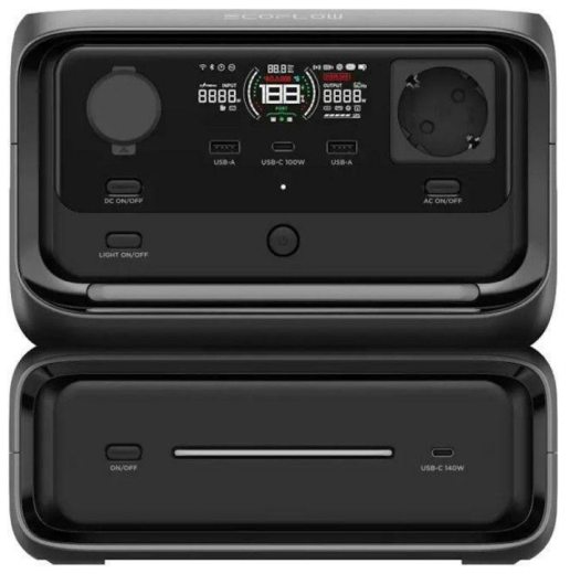 Комплект зарядной станции EcoFlow RIVER 3 Max (EFRIVER3Max-EU-CBOX) - 1