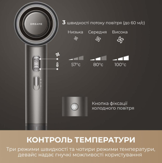 Фен Dreame Gusto G40 SpaceGrey (AHG40A-SG) - 2