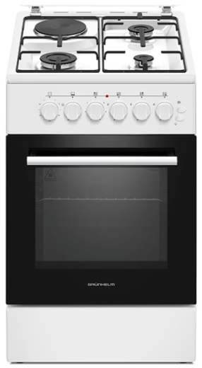 Комбинированная плита Grunhelm GFM5611W - 1