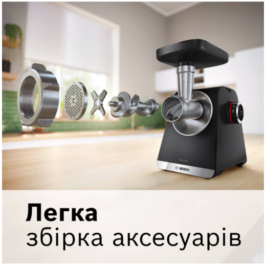 Электромясорубка Bosch MultiPower Serie 6 MFWS682B - 9