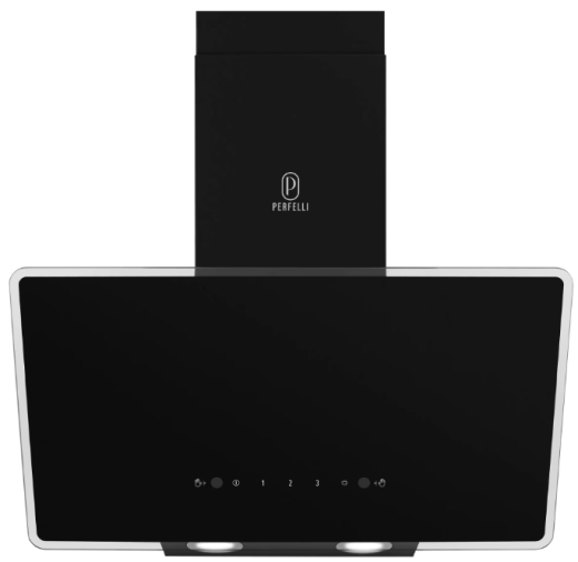 Витяжка декоративна похила PERFELLI VIO 5HW NERO - 1
