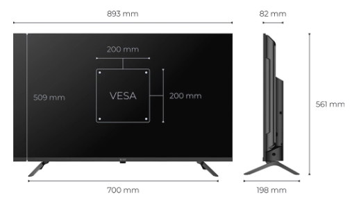 Телевізор Kivi 40F820KB - 3