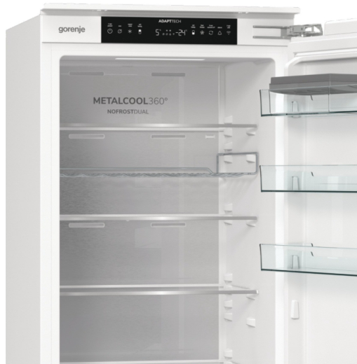 Встраиваемый холодильник с морозильной камерой Gorenje NRKI519E82WF - 9