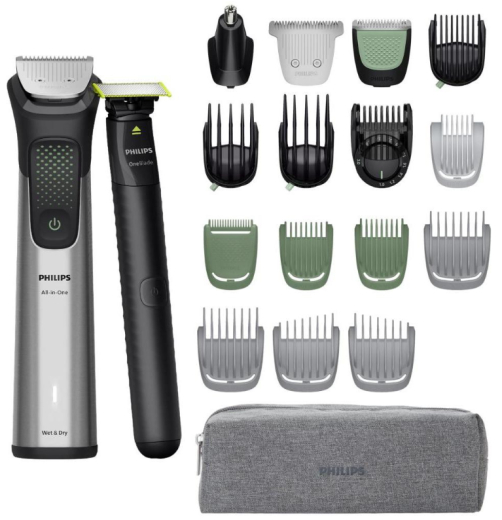 Машинка для стрижки+Тример для тіла (бодігрумер) Philips Series 9000 MG9558/15 - 1