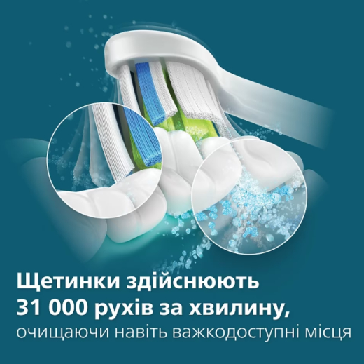 Зубна щітка електрична Philips Sonicare HX3689/44 серії 4100 - 7