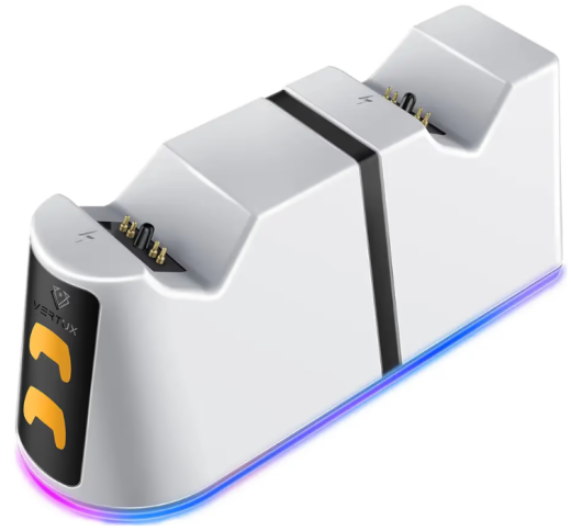 Зарядна станція для геймпада Vertux Duodock-PS5 - 1