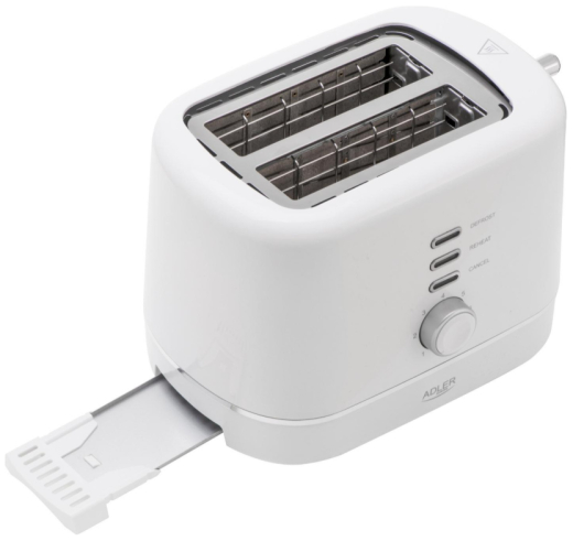 Тостер Adler AD 3224 white - 3