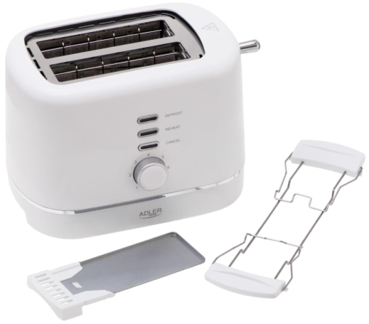 Тостер Adler AD 3224 white - 4