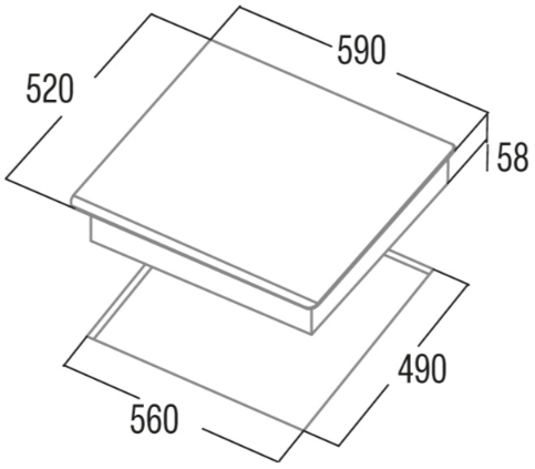 Індукційна варильна поверхня Cata IB 6324E2 BK (08063119) - 3