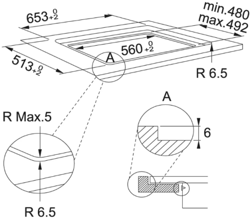 Індукційна варильна поверхня Franke FSM 654 I BK (108.0606.107) - 3