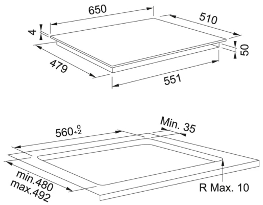 Індукційна варильна поверхня Franke FSM 654 I B BK (108.0606.108) - 3