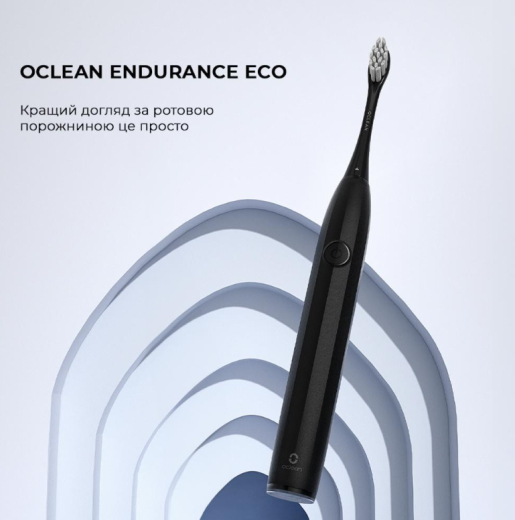 Электрическая зубная щетка Oclean Endurance Eco Electric Toothbrush Black (6970810553321) - 4