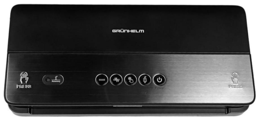 Вакуумний пакувальник Grunhelm GV 117 BW - 1