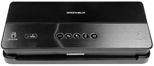 Вакуумний пакувальник Grunhelm GV 117 BW - 2