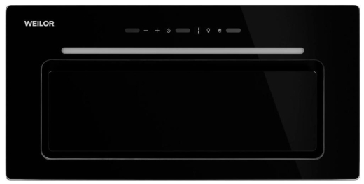 Вытяжка встраиваемая Weilor LUMINA WBG 69 BLACK SILENCE - 4