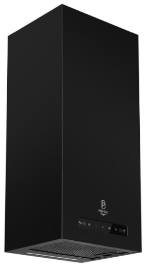 Вытяжка декоративная Perfelli DESIGN QUADRO 36 NERO SILENZIO - 2