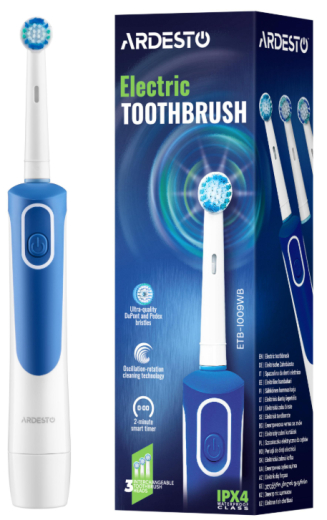 Електрична зубна щітка Ardesto ETB-I009WB - 5